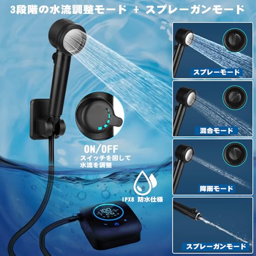 Tipkook ポータブルシャワー ミニ版