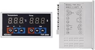 THF-2000 Electrical Thermostat Time and Temperature Integrated Control Digital Display PID Controller K Type AC85-265V (SSR Output)