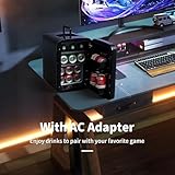 Enventor Mini Fridge 15 Litre/ 20 Can, AC+12V DC Power, Portable Cooler & Warmer, Small Fridge for Bedrooms, Car, Skincare, Fruit and Drinks, Black - Image 7