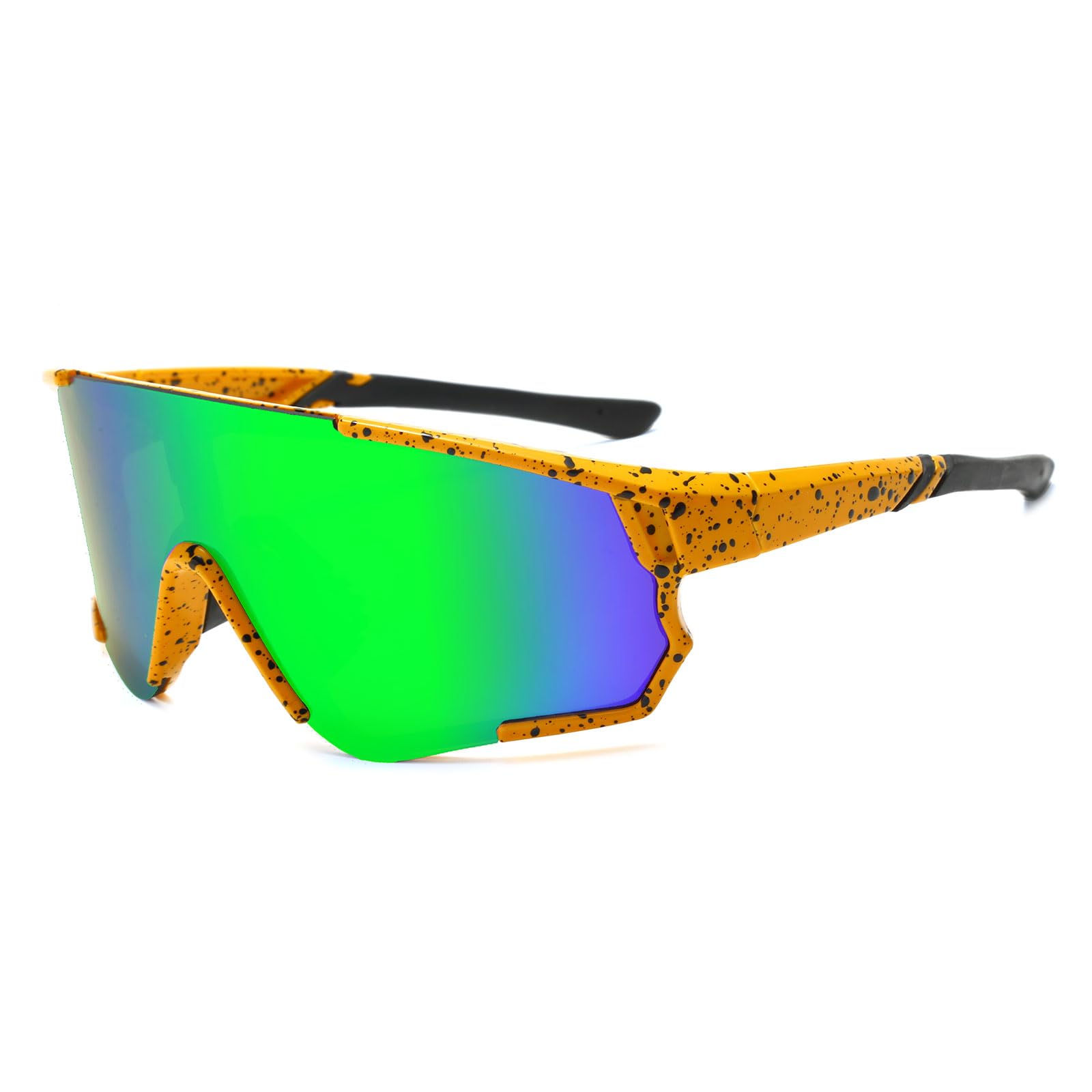 LJCZKA Gafas de Sol Ciclismo Hombre Mujer, Gafas de Sol Deportivas Correr Pesca Conducer Ciclismo Golf Running Protección UV400
