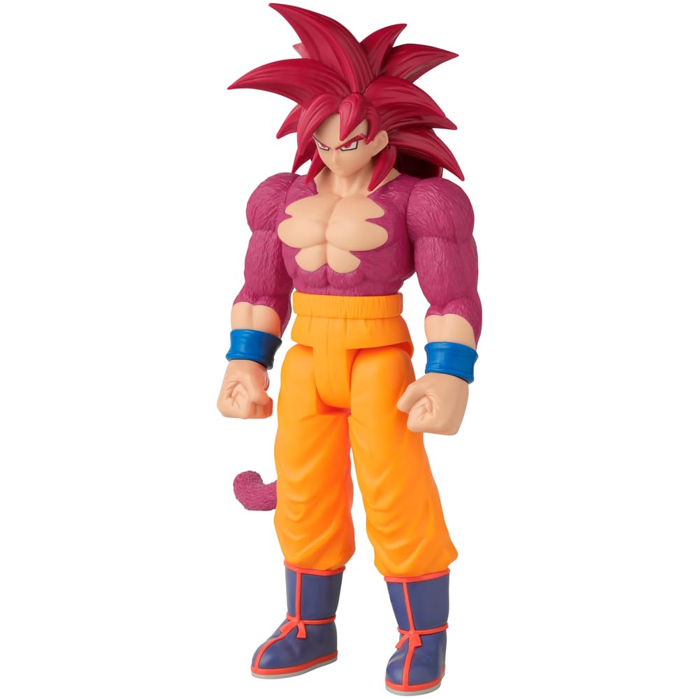 BANDAI Dragon Ball Daima Figura Limit Breaker SS4 Goku Daima de 30 cm, Serie de TV Dragon Ball Daima (2024), Articulada y Multicolor (40903)