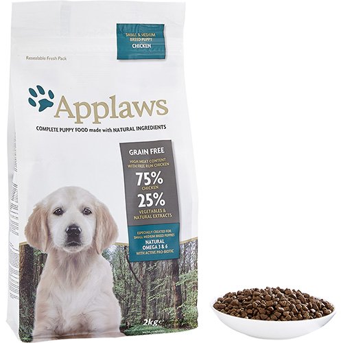 Applaws Aliments secs pour chiens de petite et moyenne taille, sans céréales, à saveur naturelle de poulet - 2 kg (Lot de 1) – Image 6