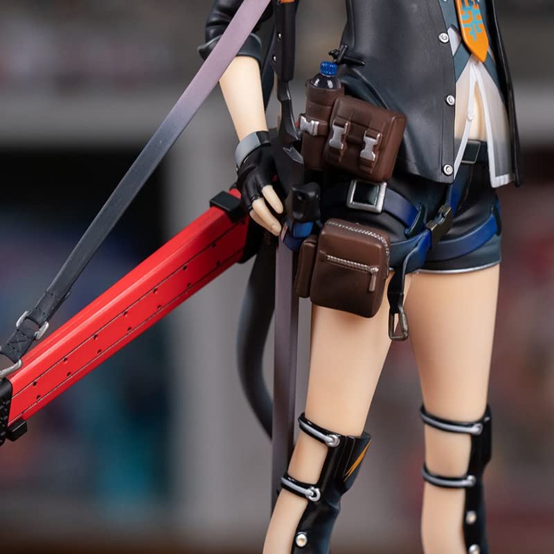 Zhongkaihua Figuras De Anime Arknights Eyjafjalla/Chen/W/Amiya Figuras Arknights Chen Figura De Acción De PVC Coleccionable Decoración (13 Cm, Amiya