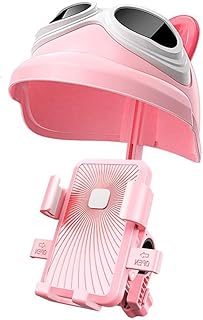 Floweringbeter Soporte para teléfono de motocicleta fácil de usar con función de recogida y caída con una sola mano (fábrica - rosa)