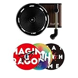  Hamkaw Auto Lufterfrischer Retro Vinyl Record Auto Air Vent Duft Diffusor Klimaanlage Outlet Parfüm Plattenspieler Dekor Auto Aroma Parfüm Diffusor Geeignet für Auto nach Hause