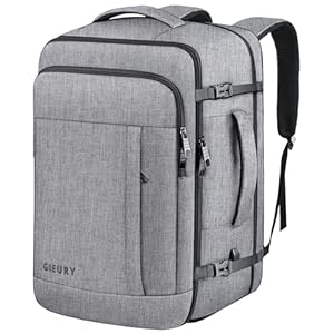 Gieury Carry On Backpack, 40-50L Tr...