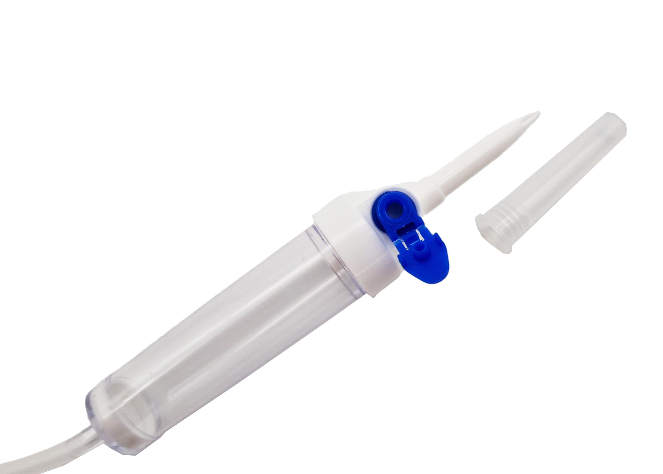 TIGA-MED Infusionsgerät/Infusionsbesteck TIGA-Plus P150 | 150 cm Schlauch, steril einzeln verpackt, Luer-Lock, für Schwerkraft- & Druckinfusion, DEHP- & latexfrei (100)