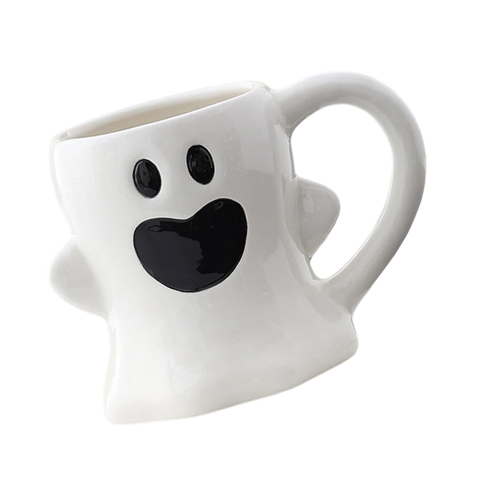 Nucelit Ghoul Halloween Porcelain Teas Cup Capacity Ceramic Mugs for Daily Festive Ghoul Design Mugs