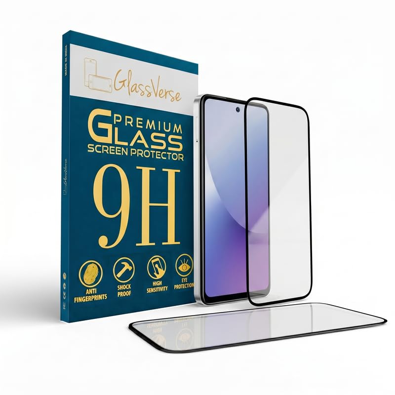 Image of GlassVerse PureView Tempered Glass for Itel S24 | Crystal Clear, 9H Hardness Screen Protector, Edge to Edge, Case Friendly, Hassle-less Installation Kit Included. (Pack of 1)