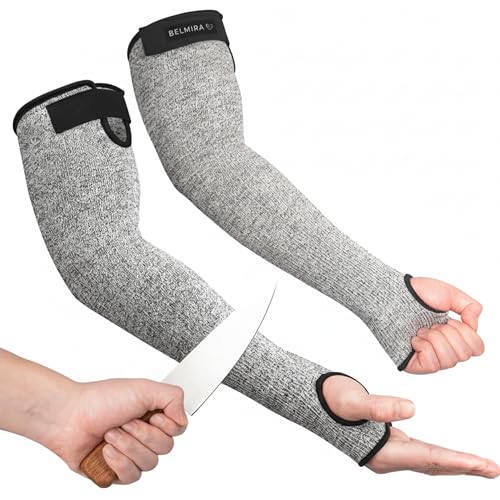 Belmira Cut Resistant Sleeves with Thumb Hole - ANSI A4...