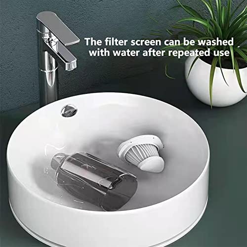 Wireless 120W High Power Vacuum With Strong Suction - Portable For Car/Home, 45Min Runtime, 1600Mah Battery, Low Noise, 15Kpa Suction, Washable Filter, For Pet Hair & Small Spaces (Green) #TOP4