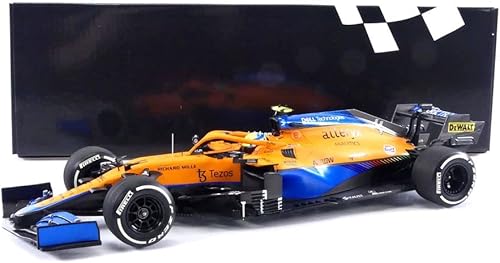 Miniatura 7 de Minichamps 530213304 Mclaren F1 Team MCL35M-Lando Norris-2nd Place Italian GP 2021 - Coche coleccionable en miniatura, multicolor
