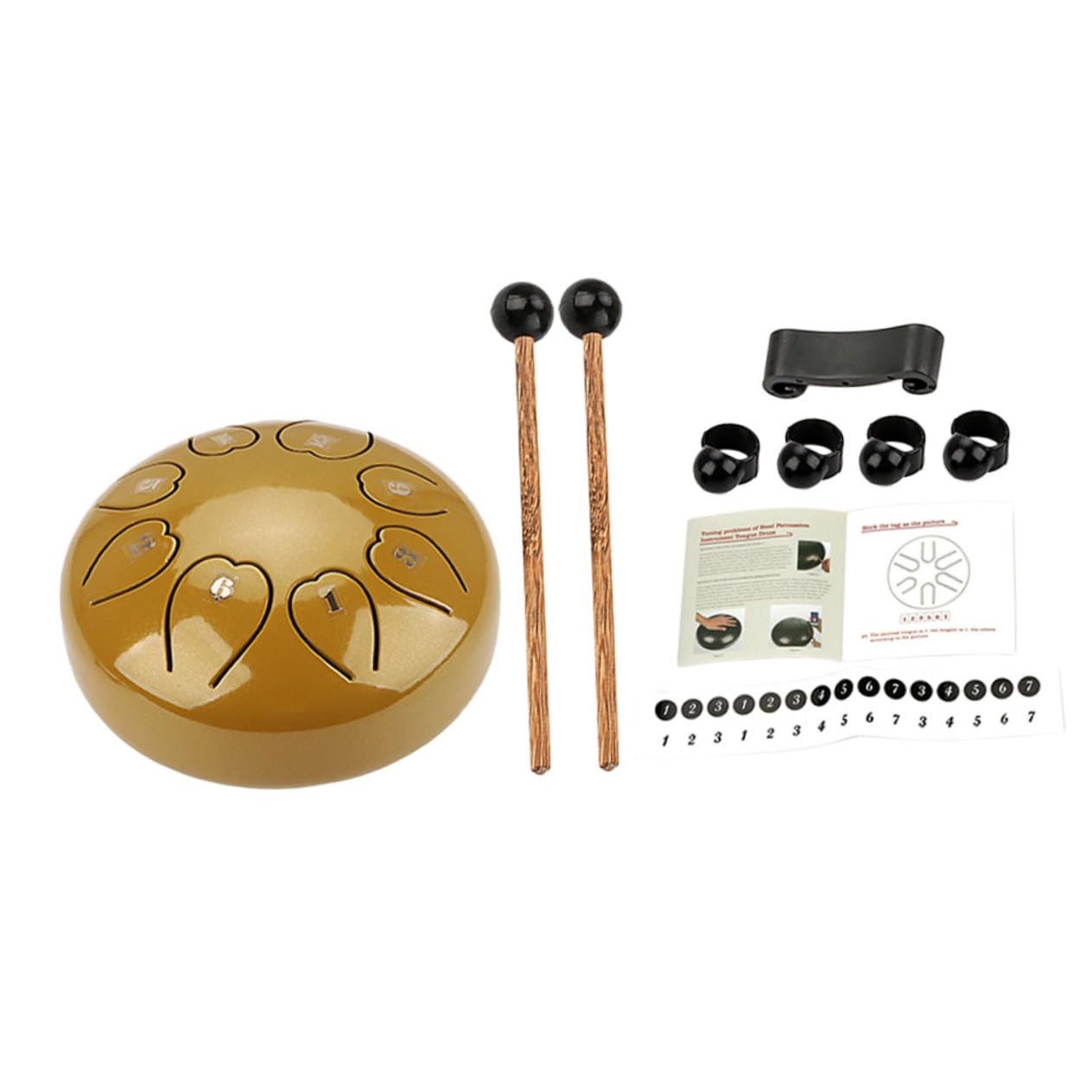Toyvian Lengüeta de Madera de Mano para Práctica y Rendimiento Instrumento Musical de Percusión para Principiantes