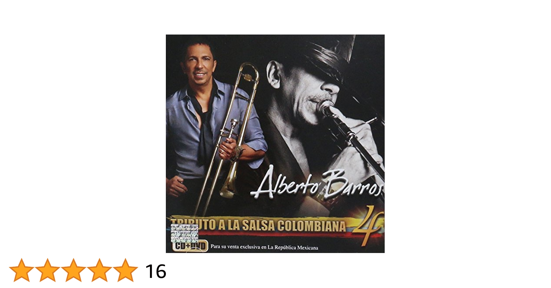 その他 Vol. 4-Alberto Barros Tributo a La Salsa Alberto Barros - Tributo a La Salsa Colombiana 4 Cd+dvd