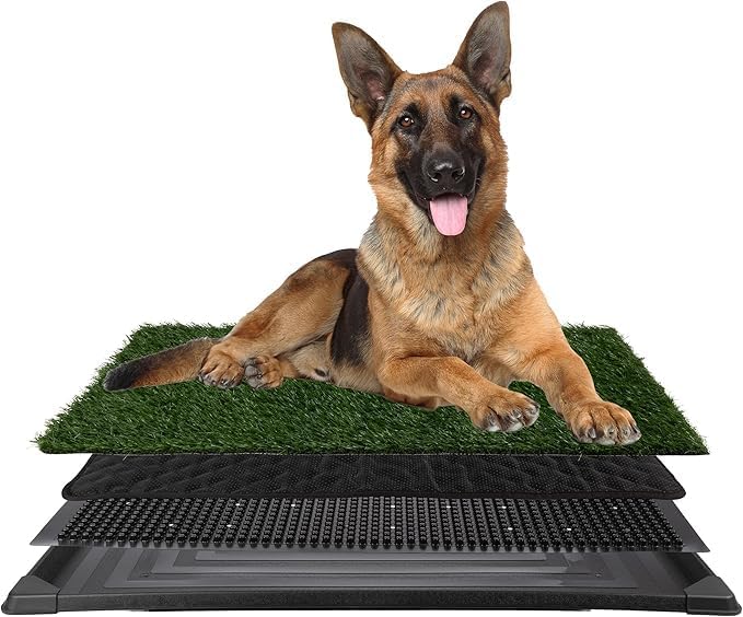 Dog Grass Pad with Tray