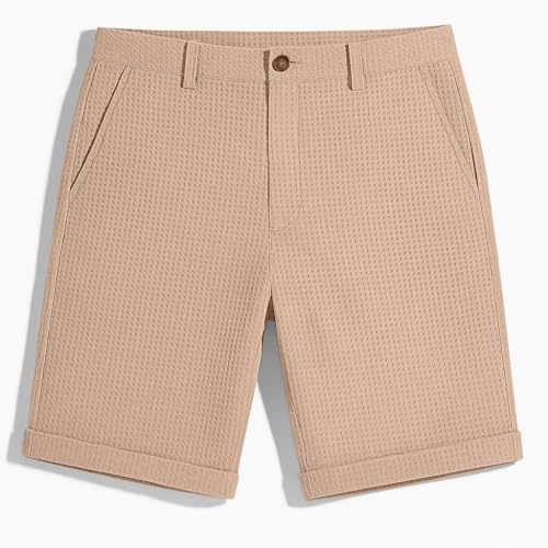 Image of GRECIILOOKS Casual Men Shorts | Rich Regular Fit Solid Short with Side Pockets | Relaxed Fit Half Pants | Mid Rise Waist (Available in Plus Size)