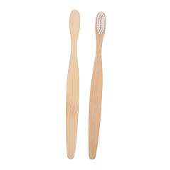 2pcs Eco-Friendly Bamboo Toothbrush Flexible Bristles Oral Care Travel Toothbrushes