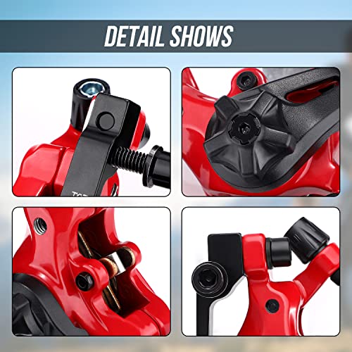 image for TOBWOLF 1 Pair Mechanical Disc Brake Kit, MTB Front & Rear Disc Brake 