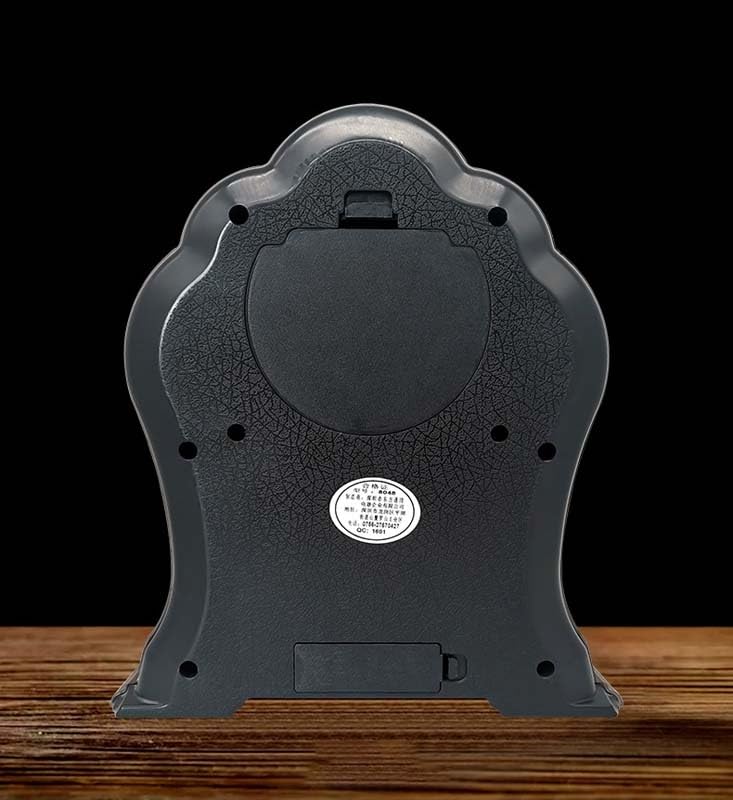 Reloj de repisa de Madera Dorado champán con péndulo oscilante, Esfera fácil de Leer, Reloj mecánico de Mesa for Sala de Estar, Oficina y decoración del hogar.(A)