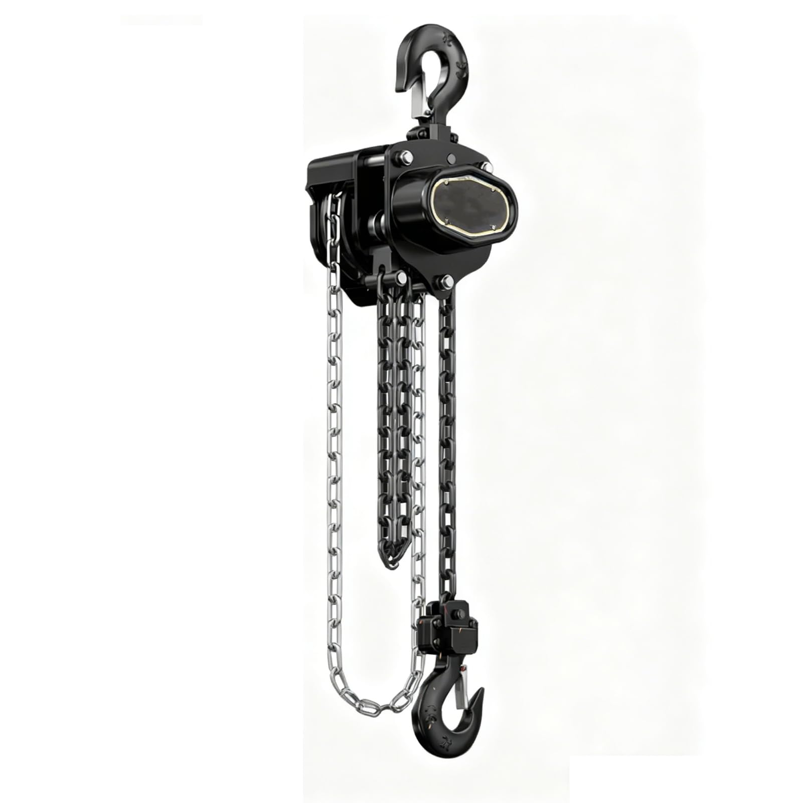Handkettenzug, 1 Tonne, 3 m Hebebühne mit 1000 kg G80-Kette, um 360° drehbarer Haken für Ga, Fac & Worhop Heavy-Du Lifting Solut