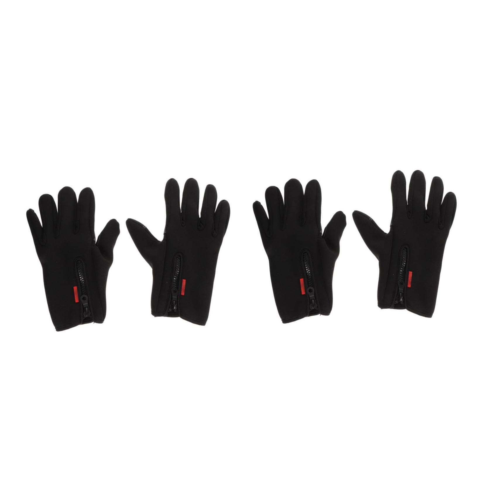 TOYANDONA Guantes táctiles a Prueba de Viento Guantes Calientes Guantes termicos Guantes Fitness Dedo Camuflaje Guante de Pesca Antideslizante Guantes de Pesca Antideslizantes Black