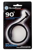 SilverStone SST-CP08 - SATA III Kabel, 6 Gbps,90°, 50 cm, Verschlussmechanismus metall-los – Ansicht 2