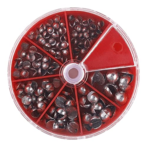 FREE FISHER Split Shot Fishing Weights,109pcs Fishing Weights Sinkers,Fishing Split Shot Sinkers,Lead Weights for Fishing