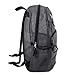 Deluxe See Through Mesh Backpack with Bungee Cord & Adjustable Padded Straps for Swimming, Travel (Grey)