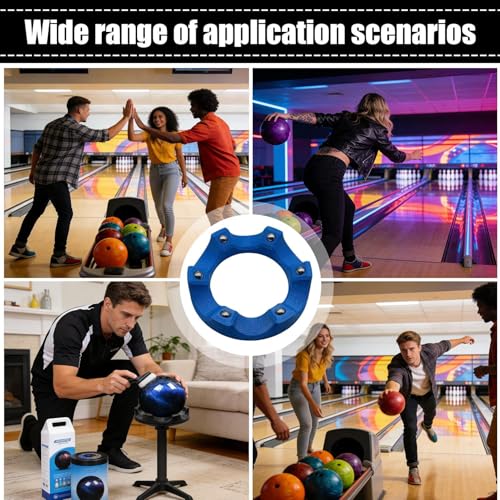 Soporte giratorio de bolas de bolos con rotación de 360 grados para pulido 4