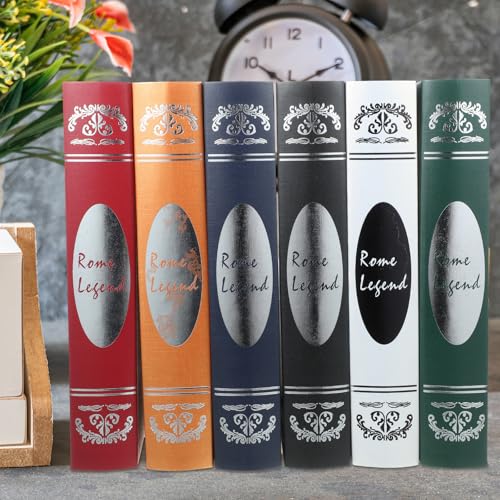 Faux livres décoratifs en papier couché et ornement de style rétro antique - 5