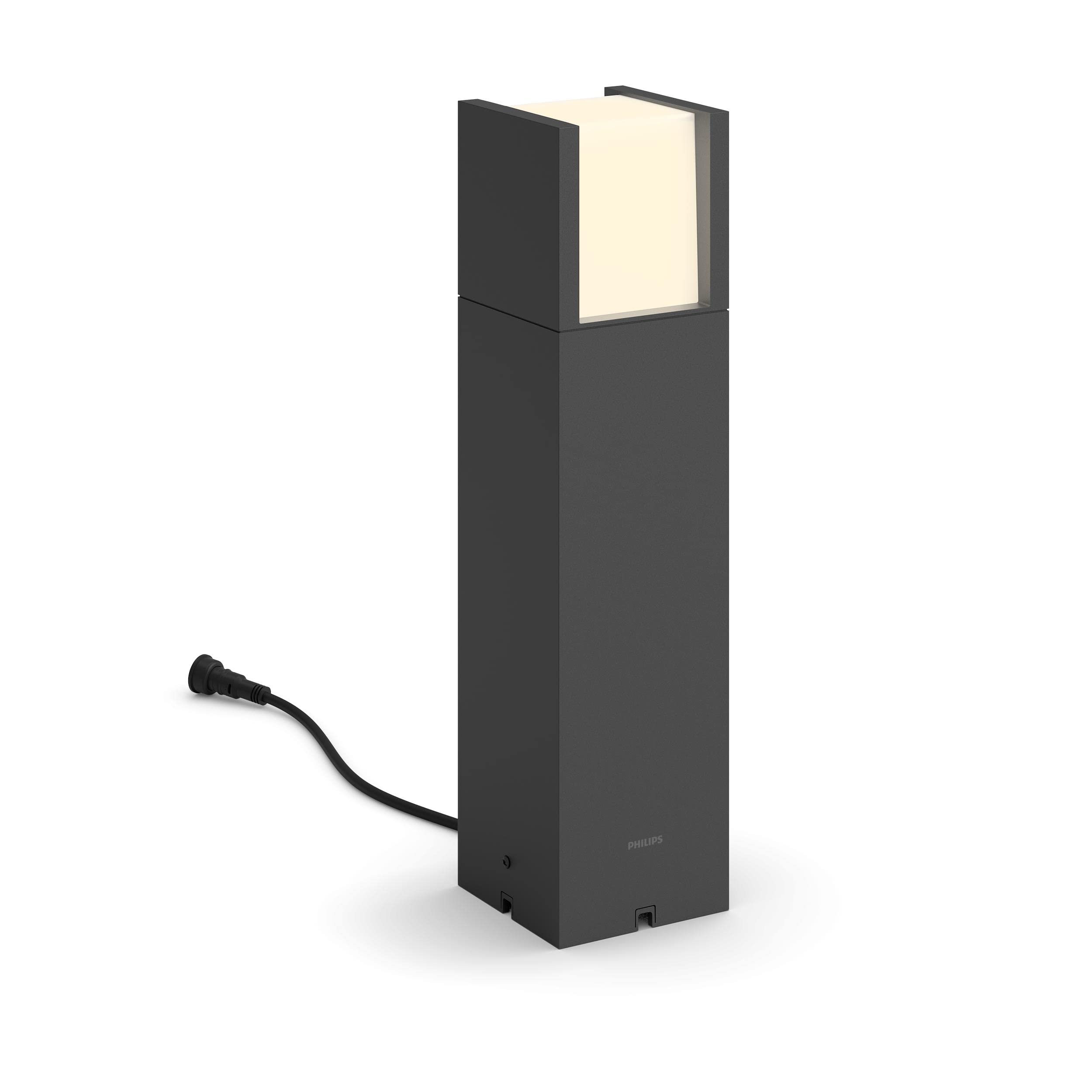 Philips borne extérieure LED basse tension Garden Link, 24W, IP44, éclairage blanc chaud 2700K, anthracite