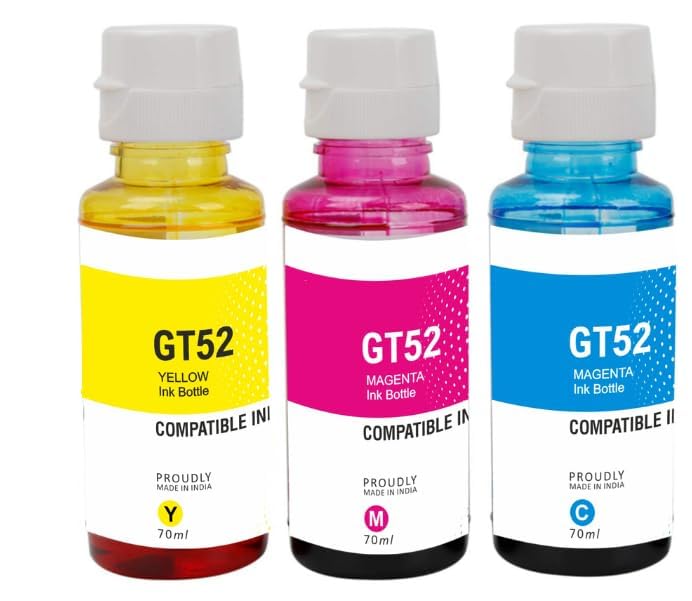 Greensky Refill Dye Ink for HP GT51 GT52 Compatible for HP Ink Tank 115, 310, 315, 319, 410, 415, 416, 419, 455, 500, 515, 530, 615, GT 5810, GT... - Image 2