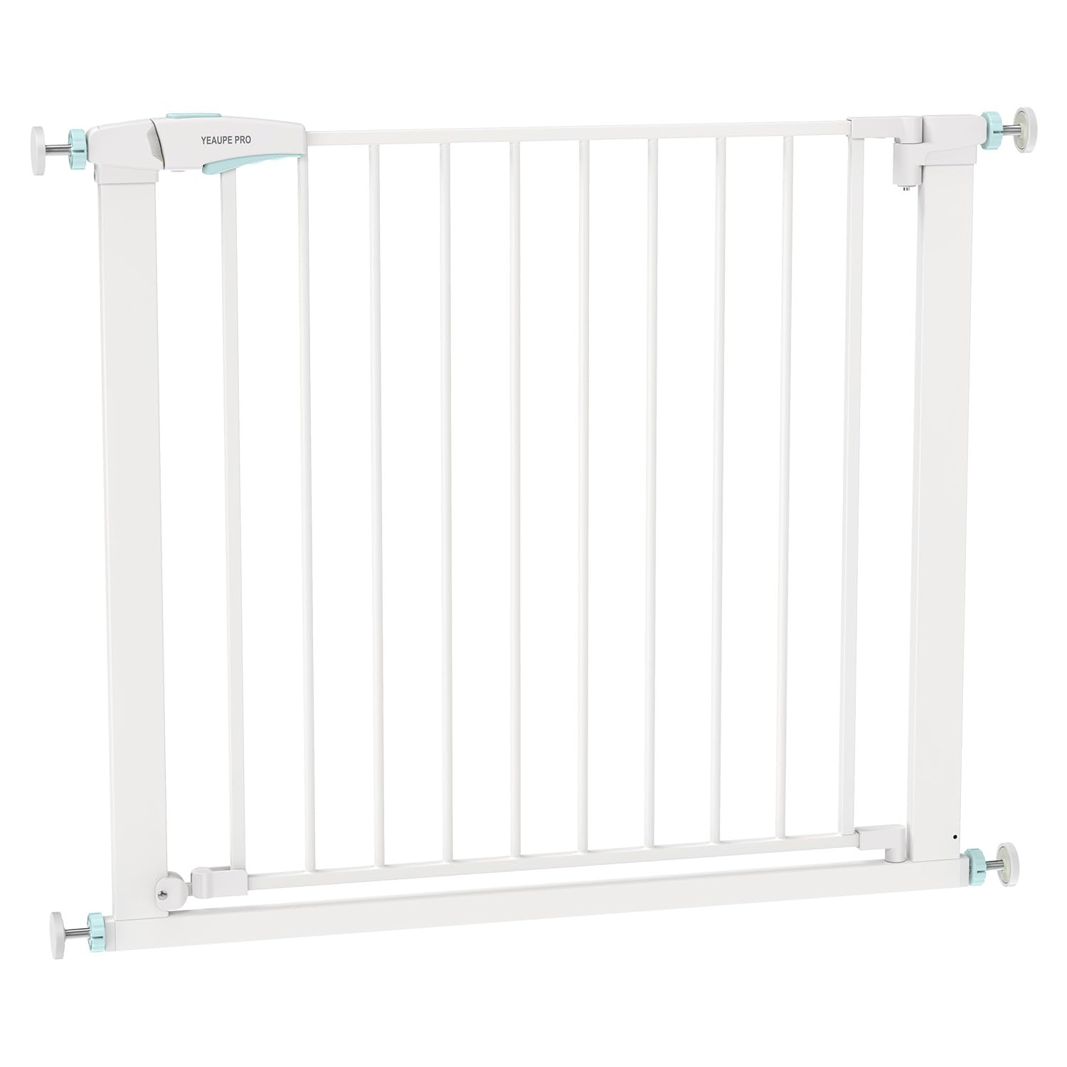 YEAUPE PRO Treppenschutzgitter ohne Bohren,92-95cm,Türgitter Baby Weiß