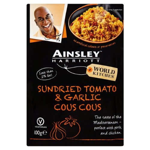 Ainsley Harriott Sundried Tomato & Garlic Cous Cous 6x100g