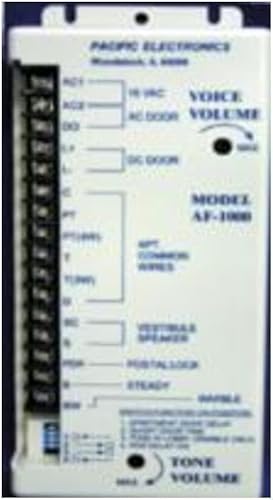 Pacific Electronics af-1000 Pacific Electronics Amplificador para estaciones de tipo de bocina 3, 4, 5 o 6 Wire (1 CU)