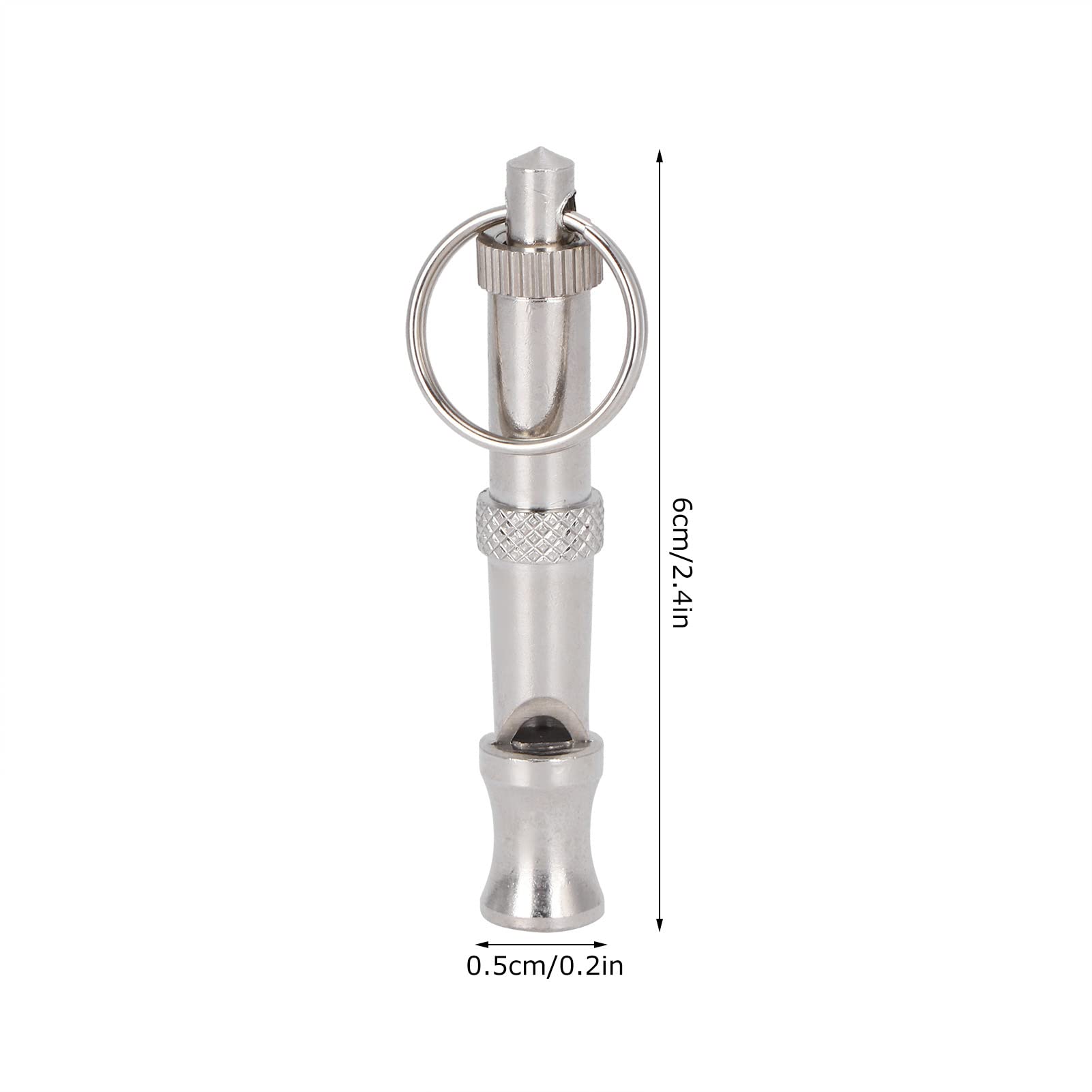 Lot de 2 Sifflets à Ultrasons en Acier Inoxydable pour Chiens, Pigeons, Oiseaux – Outil de Dressage Portable, avec Voix Forte, Taille Compacte et Design élégant