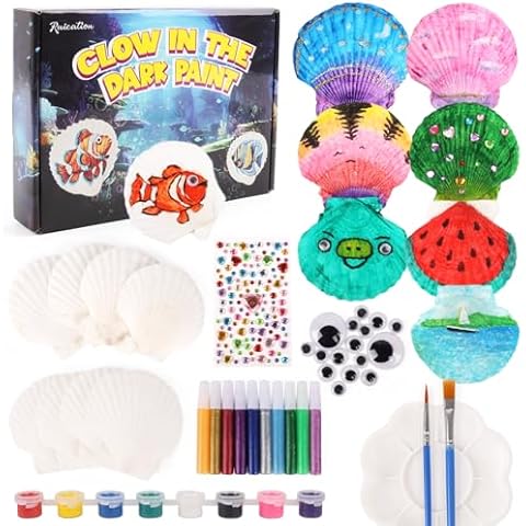 Ruication Kids Shell Painting Art Kit Cover