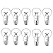 Philips LED Non-Dimmable A19 Clear Light Bulb: 800-Lumen, 2700-Kelvin, 8.5-Watt (60-Watt Equivalent), E26 Base, Soft White, 10-Pack