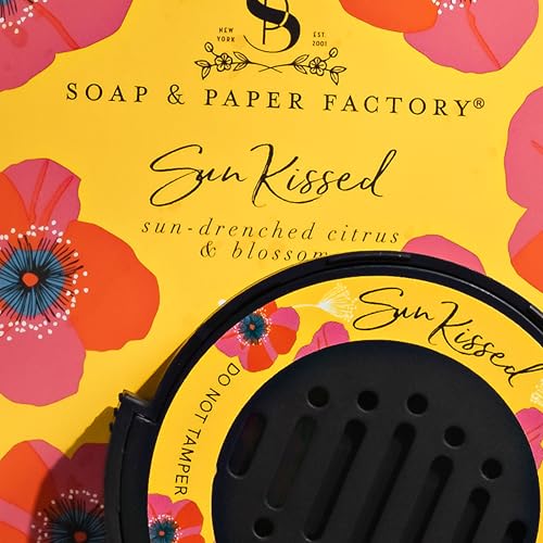 Image of Pura and Soap & Paper Factory Collab - Scent Refill - Fragrance for Pura Car Diffuser - Clean & Luxurious Scent Refill - Long-Lasting Fragrance for 30 Days - Spring & Summer Car Accessory - Sun Kissed
