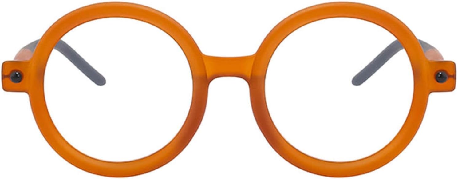 Round Reading Glasses for Men Women Vintage Mini Multicolor Blue Light Blocking Reader Computer Eyeglasses