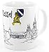 Produktbild die stadtmeister Keramiktasse Skyline Kassel - als Geschenk für Kasseler, Kasselaner und Kasseläner oder als Kassel Souvenir