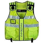 RAC3 Hi Viz Tactical Vest Dog Handler Security, Paramedic, Enforcement, Tac Vest (Yellow)