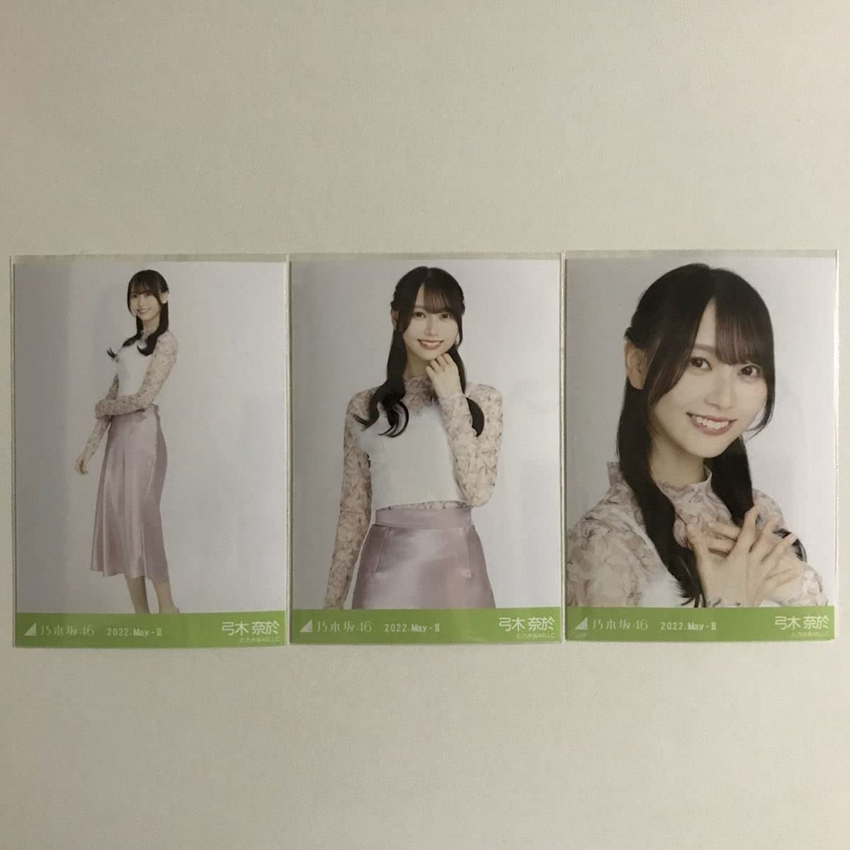 Amazon.co.jp: 乃木坂46 弓木奈於 フェイクファー 生写真 コンプ 検