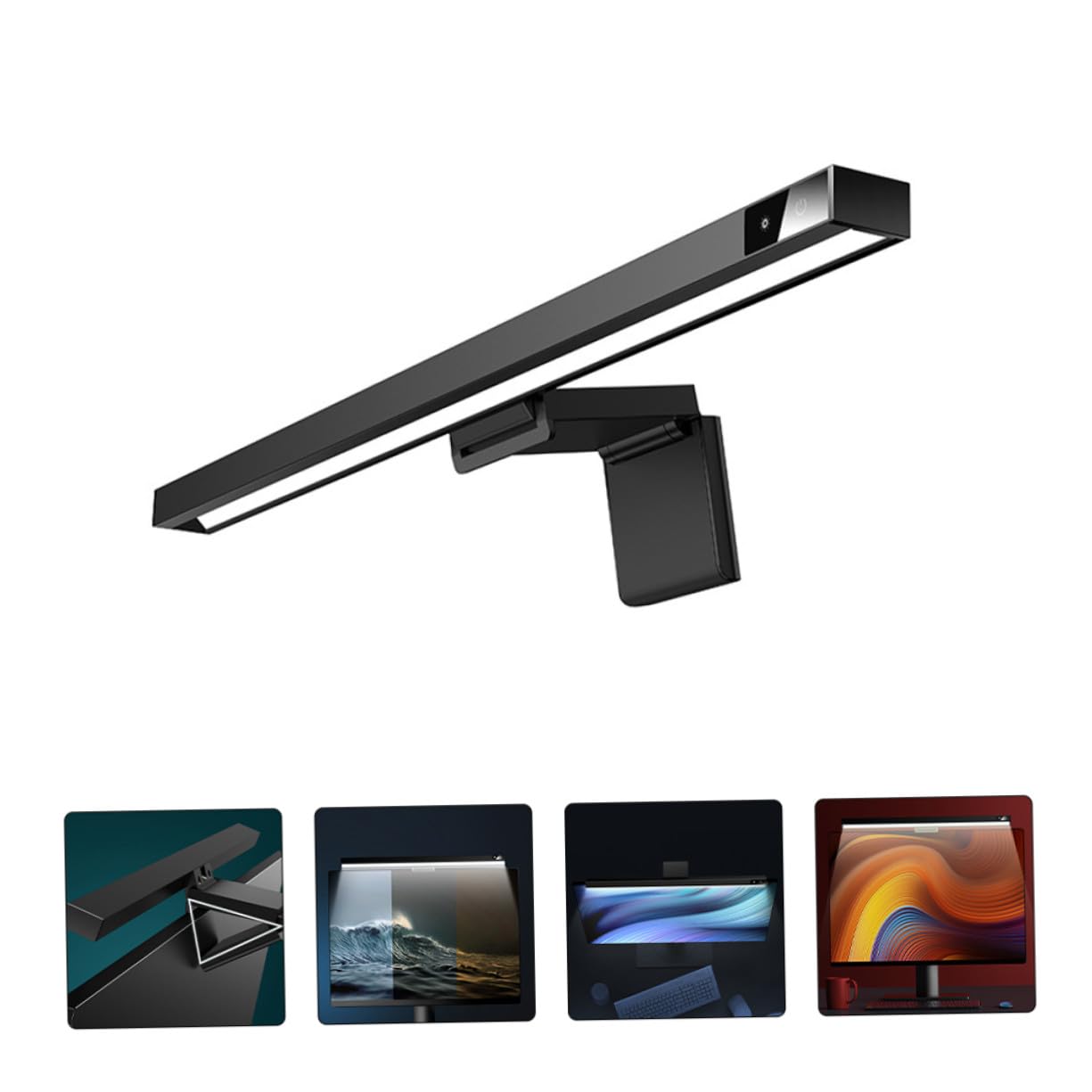 Hemobllo Lámpara LED para Monitor USB Cuidado Visual, Barra de Luz Abs para Oficina y Hogar