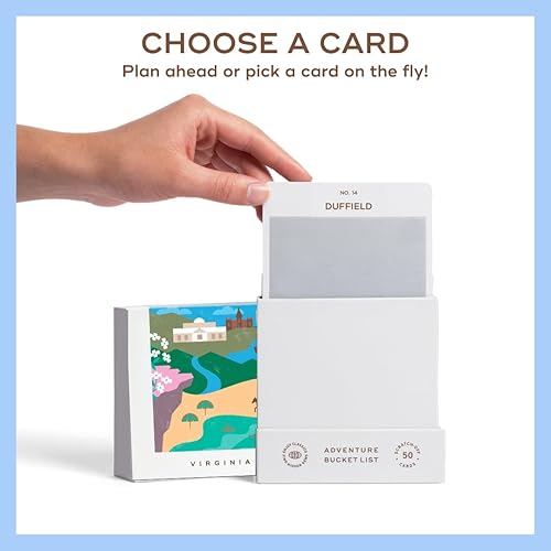 Miniatura 5 de Reach International Outfitters Lista de deseos de Virginia Adventure 50 tarjetas para rascar para actividades al aire libre, atracciones turísticas