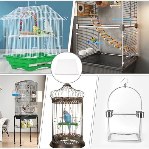 Feuilles de sable jetables absorbant l'eau tapis cage oiseaux découpable 100 pcs - 3