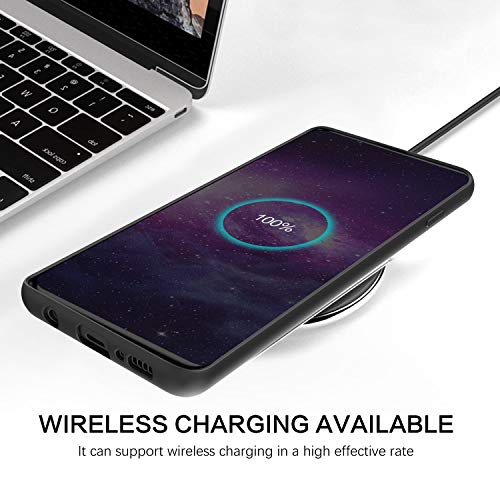 BENTOBEN for Samsung Galaxy S10 Phone Case, Glow in the Dark Nebula Galaxy Pattern Soft Silicone Slim Flexible Bumper Shockproof Women Men Protective Case - Purple - Image 7