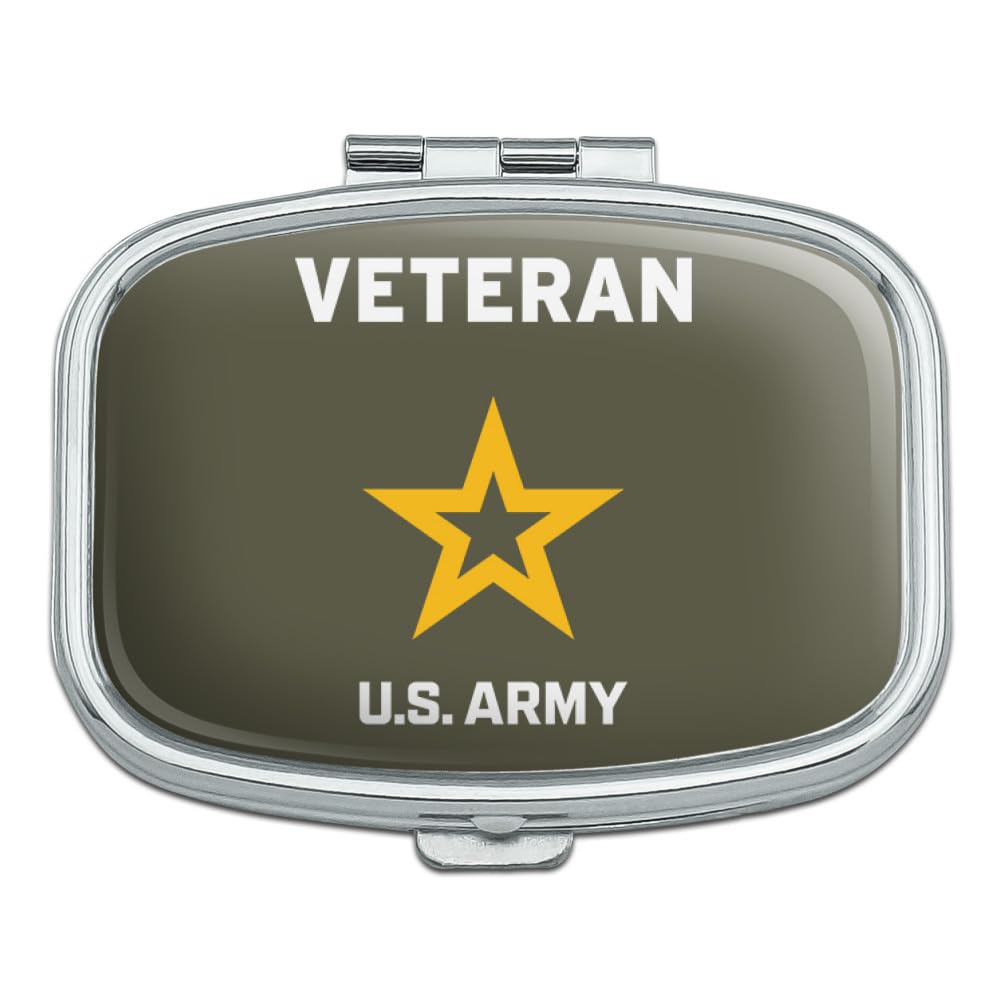 U.S. Army Veteran Logo Rectangle Pill Case Trinket Gift Box