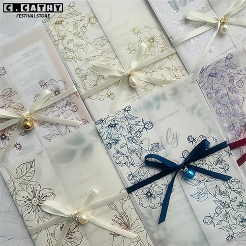 Invitaciones de boda oro rosa para evitar imprevistos en pack de 50 tarjetas de compromiso 7