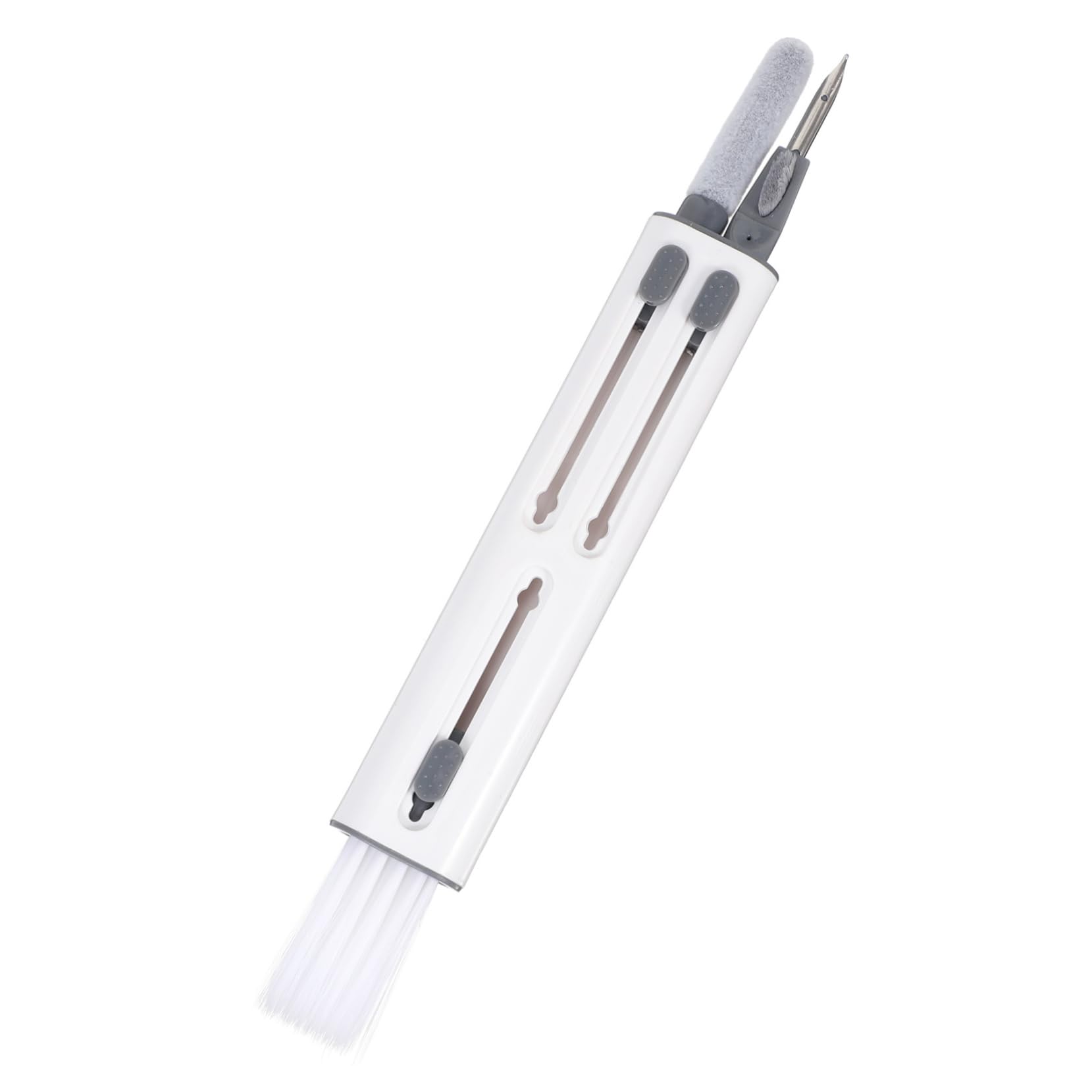 LALAFINA Triple Head Earphone Cleaner Brush for Keycap Puller Headset Cleaning Kit